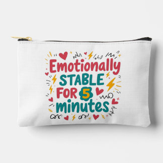 Aesthetic Quote Tote Bag - Emotionally Stable for 