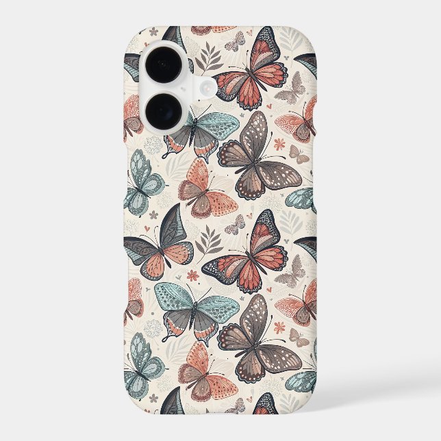 Aesthetic Scandi Boho Butterfly Pattern (Back)