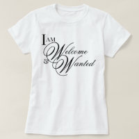 Aesthetic script I Am Welcome & Wanted affirmation
