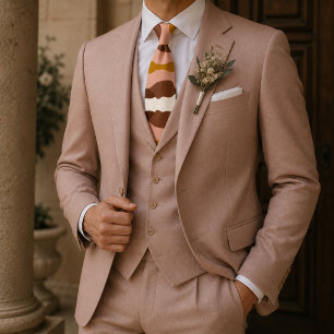 Aesthetic Shape Pattern Tie