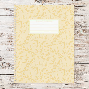 Aesthetic Soft Pastel Marble Composition Notebook