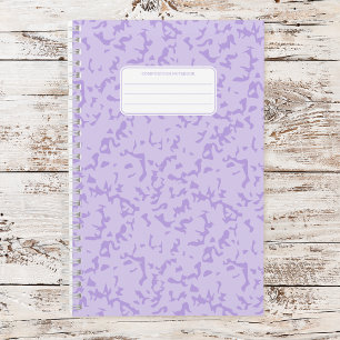 Aesthetic Soft Pastel Marble Composition Notebook