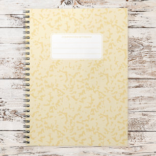 Aesthetic Soft Pastel Marble Composition Notebook