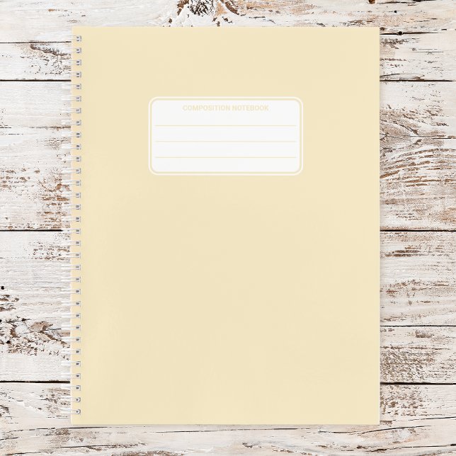 Aesthetic Soft Pastel Solid Color Composition Notebook (Creator Uploaded)
