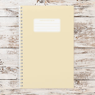 Aesthetic Soft Pastel Solid Color Composition Notebook