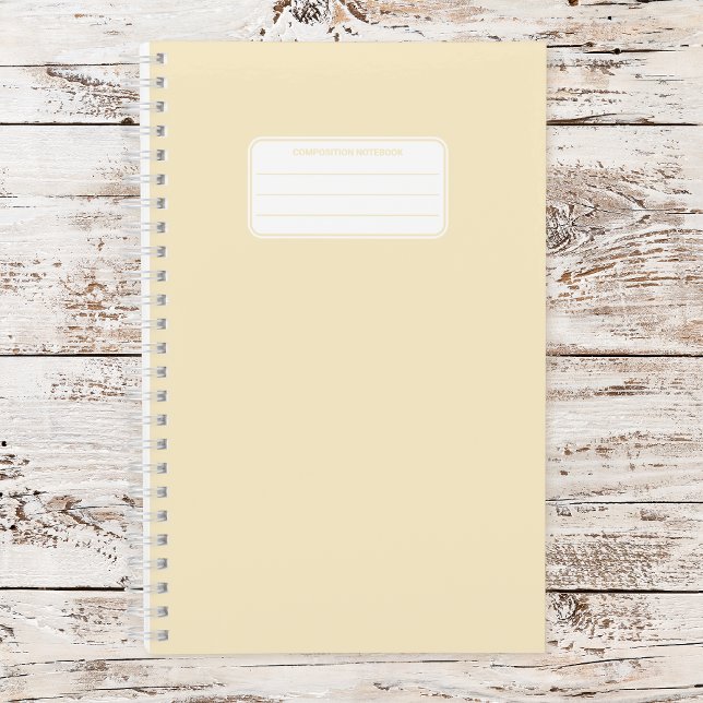 Aesthetic Soft Pastel Solid Color Composition Notebook (Creator Uploaded)