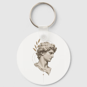 Aesthetic Spartan Helmet Greek Keychain