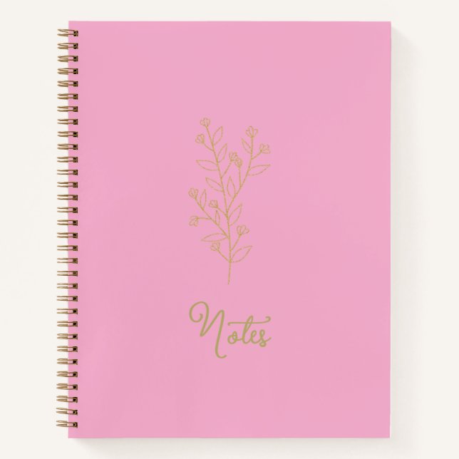 Aesthetic Spiral Journal Notebook (Front)