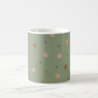 Aesthetic Star  Pattern Coffee Mug