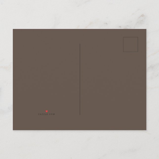 Aesthetic Student Planner | Custom Journal Announcement Postcard (Back)