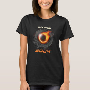 Aesthetic Total Solar Eclipse 2024 T-Shirt