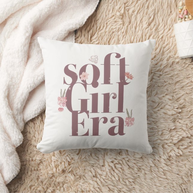 Aesthetic Trendy "Soft Girl Era" Cushion (Blanket)