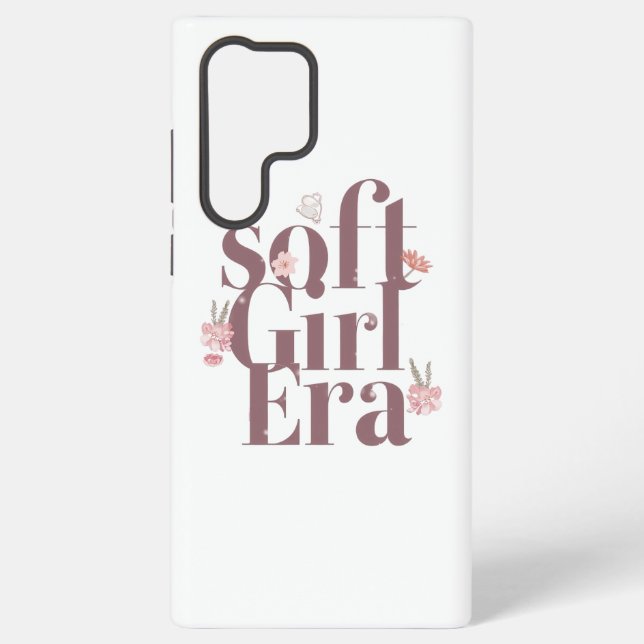 Aesthetic Trendy "Soft Girl Era" Samsung Galaxy S22 Ultra Case (Back)