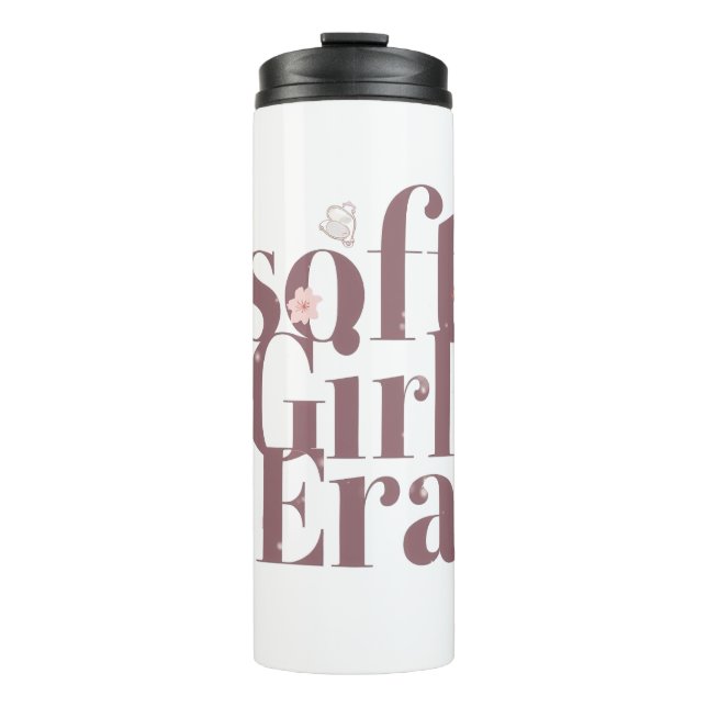 Aesthetic Trendy "Soft Girl Era" Thermal Tumbler (Front)