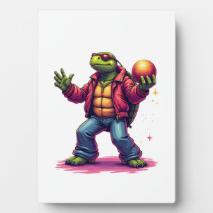 Aesthetic Turtle Disco T-Shirt Plaque