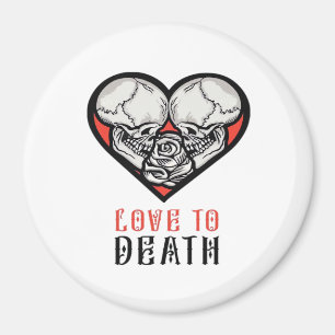 Aesthetic Valentines Till Death Do Us Part Magnet