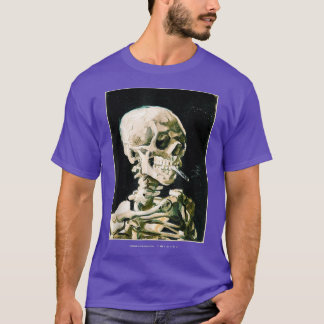 Aesthetic Van Goghss Skeleton Streetwear Fashion G T-Shirt