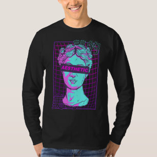 Aesthetic Vaporwave Japanese Bust Greek Sculpture T-Shirt