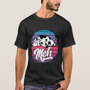 Aesthetic Vaporwave Japanese Otaku Meme Meh Farm D T-Shirt