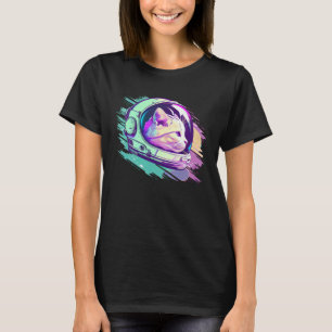 Aesthetic Vaporwave Space Cat 80s 90s Astronaut  1 T-Shirt