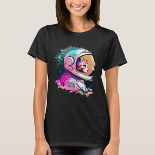 Aesthetic Vaporwave Space Cat 80s 90s Astronaut 1 T-Shirt