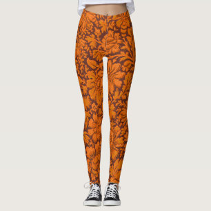 Aesthetic Vintage All Over Floral Print Leggings