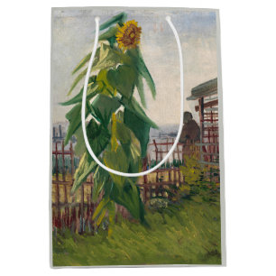 Aesthetic Vintage Art Van Gogh Sunflower Garden Medium Gift Bag