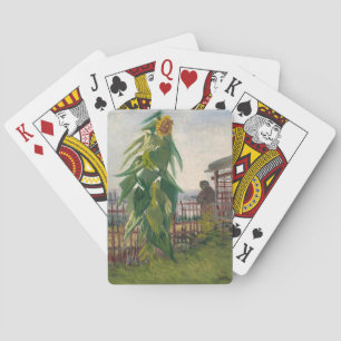 Aesthetic Vintage Art Van Gogh Sunflower Garden Playing Cards