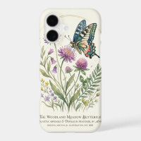 Aesthetic Vintage Floral Pattern iPhone Phone Case