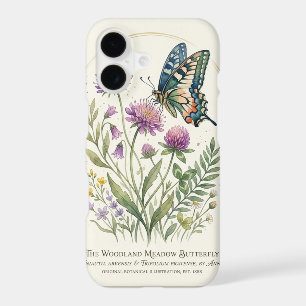 Aesthetic Vintage Floral Pattern iPhone Phone Case