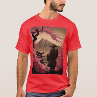 Aesthetic Vintage Samurai Japanese Art Samurai Ret T-Shirt