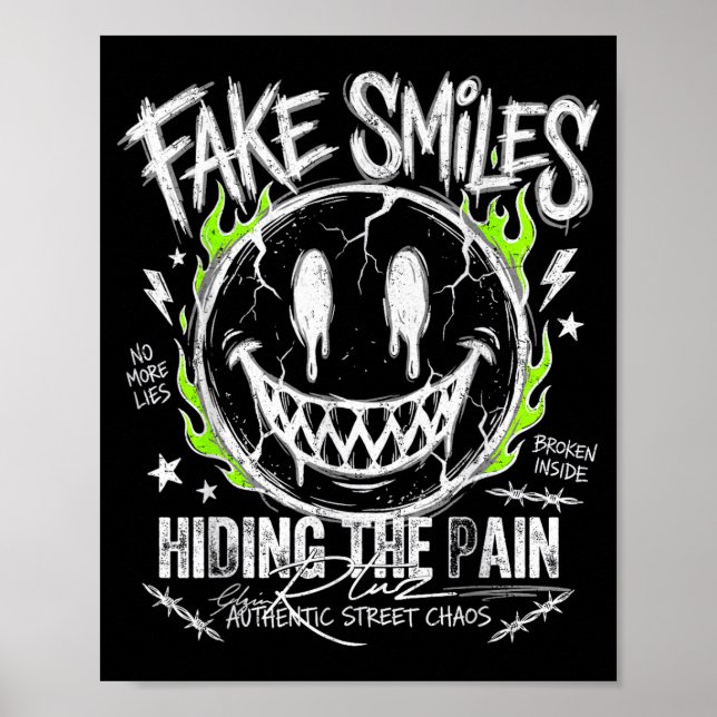 Aesthetic Vintage Streetwear Fashion Women Men Ret Poster (Front)