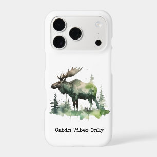 Aesthetic Watercolor Moose Lodge Style