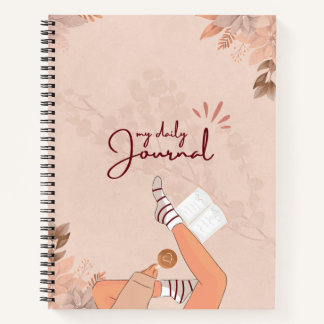 Aesthetic Watercolor My Daily Journal