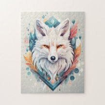 Aesthetic White Fox
