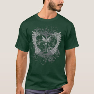 Aesthetic Y2k Fairy Wings Skeleton Alt Grunge T-Shirt