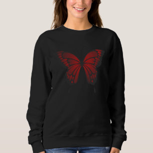 Aesthetically soft grunge of the butterfly sweatshirt