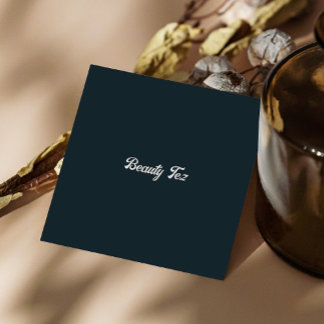 Aesthetician Black White Grey Grey Qr Code Square Business Card