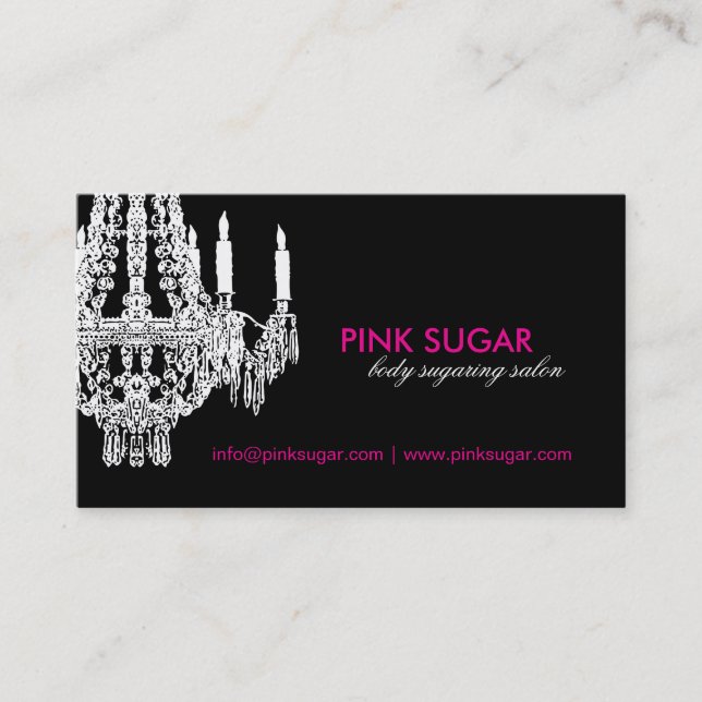 Aesthetician :: Body Sugaring Business Card (Front)