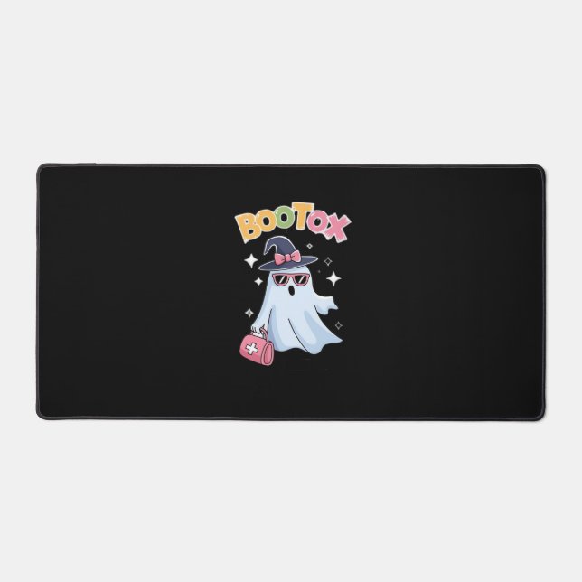 Aesthetician Botox Halloween Aesthetic Nurse Plast Desk Mat (Front)