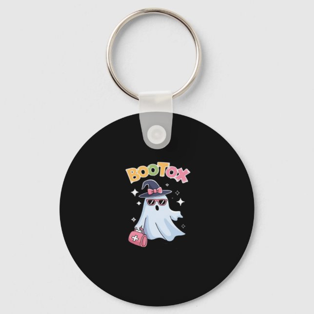 Aesthetician Botox Halloween Aesthetic Nurse Plast Key Ring (Front)