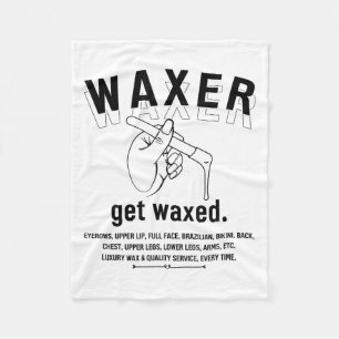 Aesthetician Brazilian Waxing - Wax Boss Tee Women Fleece Blanket