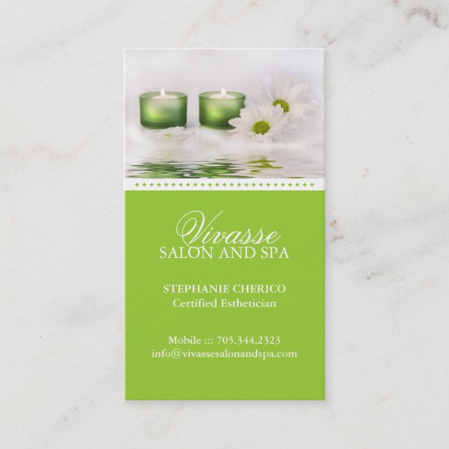 Aesthetician Business Card (Front)