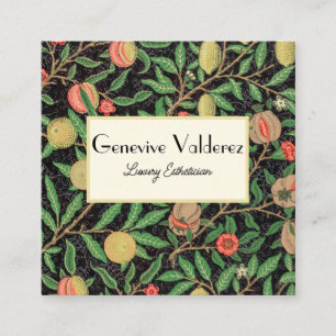 Aesthetician Business Card, Hairstylist,Hairdresse Square Business Card