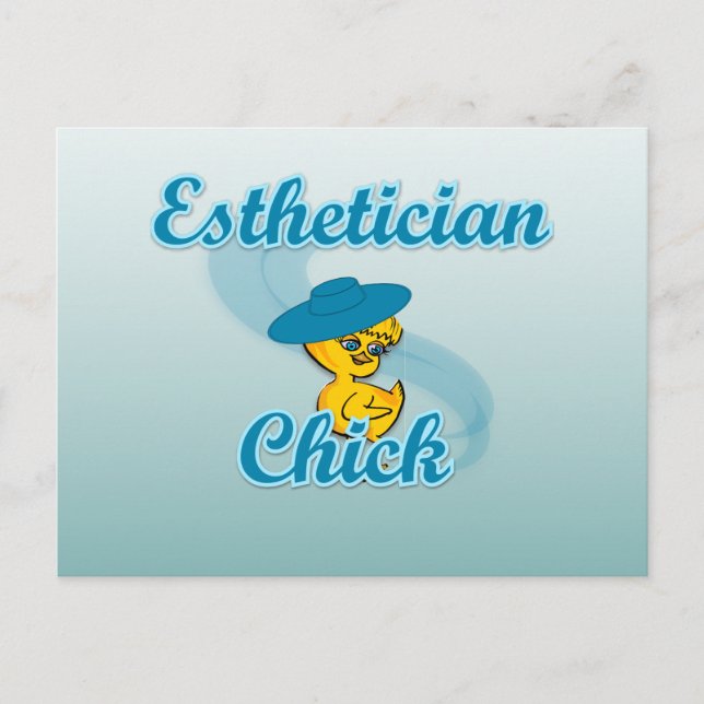 Aesthetician Chick #3 Postcard (Front)