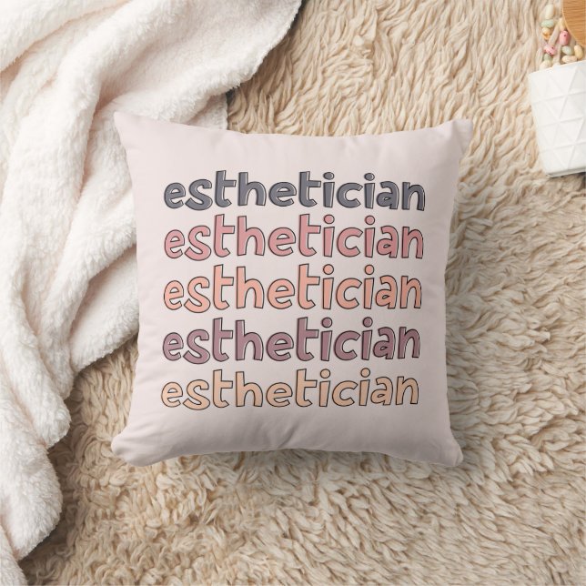 Aesthetician Cosmetologist Beautician Cute Cushion (Blanket)