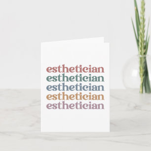Aesthetician Cosmetologist Beautician makeup artis Card