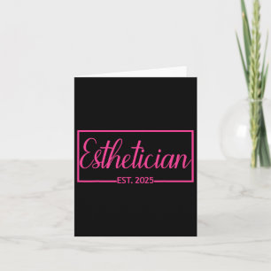 Aesthetician Est. 2025 Skin Care Specialist Card
