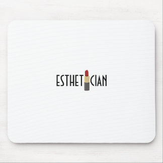 Aesthetician Red Lipstick Makeup Artist Mouse Mat