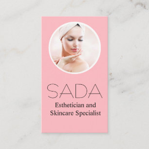  Aesthetician Skincare Specialist Business Card